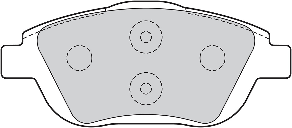 Jeu de 4 plaquettes de frein VALEO ref. 302218